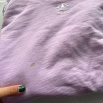 Adidas Light Purple Cropped Hoodie Photo 2