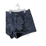 American Eagle  Distressed Mom Shorts Size 10 Photo 1