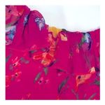 Old Navy  Floral Tiered Maxi Sundress Medium NWT Fuchsia Pink Summer Dress Photo 15