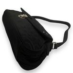 Vera Bradley  Quilted Embroidered Floral Shoulder Bag Black Photo 3