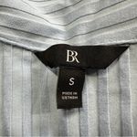 Banana Republic  Women’s Ribbed Resort Shirt Collared Longsleeve in Tide Blue S Photo 9