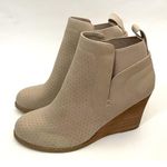 Dolce Vita Wedge Heeled Bootie Boots Tan Size 7.5 NEW Photo 3