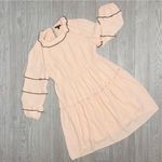Who What Wear  Woman XS Pink Tiered Ruffle Dress summer / beach Photo 1