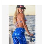 Pelagic NWT  UPF 50 Mid-Rise Fiji Legging Hex Americamo, Small Photo 11