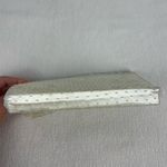 Vintage Handmade Floral Beaded Sequins Satin‎ Clutch White Photo 4