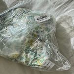 Red Dress Boutique NWT green floral print button front top long sleeve - M Photo 1