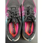 Skechers SKU 7840 Womens Knit Sneakers Pink Teal Low Top Shoes Photo 6