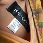 MYCRA PAC One Designer Orange Rain Jacket Coat Striped Zip Up Womens Petite Size undefined Photo 6