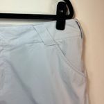 Columbia Womens PFG Shorts Light Blue Performance Outdoors Nylon Pockets Size 16 Photo 2