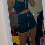 Green Two Piece Dress Photo 1