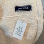 Lands' End ❄️NWT cream off white soft Sherpa long  winter scarf neck warmer NEW ❄️ Photo 2