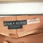 Alice + Olivia Alice Olivia Suede Lamb Leather Leggings Size 2 Camel Photo 5