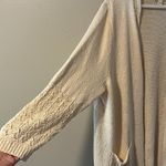 Isaac Mizrahi  5x Cardigan Cream Sweater Cottage Core Boho Classic Minimalist Photo 2