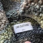 LNA Clothing Army Camo Sherpa Zip Up Jacket Green (Small) Photo 3