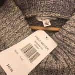 Eyeshadow New  Gray Loose Knit Soft Sweater XL Cowl Neck Turtleneck Photo 3