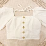 American Eagle White Top Photo 1