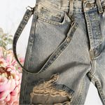 CARMAR Distressed Gemma Chain Blue Jeans Sz 26 Photo 1