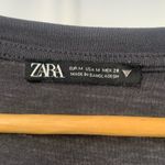 ZARA  Pleated Dress in Dark Grey Size‎ Medium Photo 3