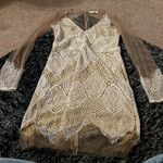 Luxxel  nude and white dress M Photo 5