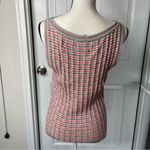 St. John ‎ 2 piece set Santa Knit striped cardigan and tank top size medium Photo 3