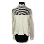 Sundance Cream Crochet Knit Button Front Cardigan Sweater Womens L Cotton Size L Photo 1