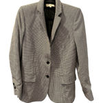Paul & Joe Wool Houndstooth Size 36 Women's Blazer Suit Lined Business Black Photo 0