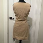 Commense‎ Women's Sheath Dress Size Medium Beige V Photo 7