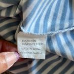 Merokeety  Dress.‎ Size Large Light blue striped. With attached belt. Photo 9