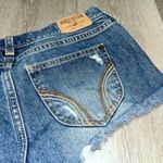 Hollister  low rise micro mini cutoff shorts Women's Blue Denim Photo 5
