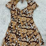 LA Hearts  brown heart bungee back dress Photo 0