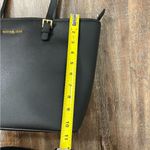 Michael Kors  Black Jet Set Travel Saffiano Leather Top-Zip Tote Bag Photo 6