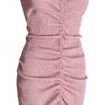Love Tree  Pink Textured Tube Dress with straps size medium Photo 0