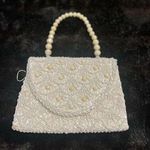 Mid Century Vivant By Sarne Sequin, Beaded and Faux Pearl evening bag 7.5 x 6 Photo 0