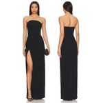 Amanda Uprichard  x REVOLVE Wolfe Gown in Black Small New Womens Maxi Dress Photo 10