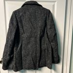 Lost Rhett Peacoat Double breasted jacket sweater button front grey medium Gray Photo 1