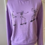 SheIn Skateboarding Skeletons sweatshirt in a size extra small Photo 12