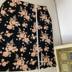 Pact 2 piece set Luxe Jersey Elevated Tank Top/Skirt Black Tan Floral XXXL Photo 6