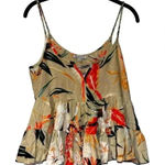 Patrons of Peace Vibrant‎ Tropical Floral Cami Top- NWT Summer, Casual, Going Out, Cute A1 Photo 0