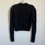 Madewell Alpaca-Blend Mockneck Puff Sleeve Sweater in True Black Size: XXS, NWOT Photo 9