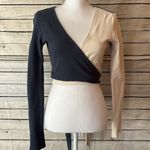 THE Upside Luna Kyra Wrap Top Size Large Blue Photo 6