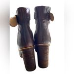 Chloé Chloe Chocolate  Italian Leather Heeled Boots size 7.5 us Photo 3
