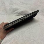 Norwegian Cruise Club Black Shiny Formal Clutch Purse With Removable Chain Silver Photo 3