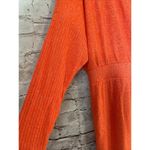 Daily Practice Anthropologie Dress Orange Lightweight Sweater Dress Cowl‎ 1X Photo 3
