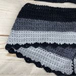 Handmade • Crochet Neck & Ear Warmer • Headband • Scarf • Multicolored • Gray Black Photo 5