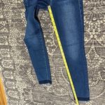 frame denim  Women’s 24 Dunes Blue Wash Le High Rise Raw Edge Fray Skinny Jeans Photo 13