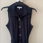 Reiss HEIDI VISCOSE-LINEN BELTED MIDI DRESS IN NAVY, Size 4 , $298 Photo 11