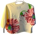Spirit Jersey Isla Bonita Floral Crop Top, Size M, New with tag Photo 2