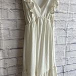 Kaileigh  Women’s White Eyelet Ruffle Cottagecore Dress Size XS Photo 3