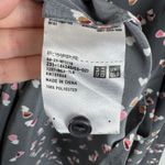 Uniqlo  Heart Print Bow Tie Neck Blouse Medium Long Sleeve Office Kawaii‎ Cute Photo 5