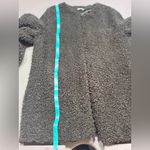 Max Studio  Boucle Knit Teddy Forest Dark Green Jacket Womens Large Photo 4